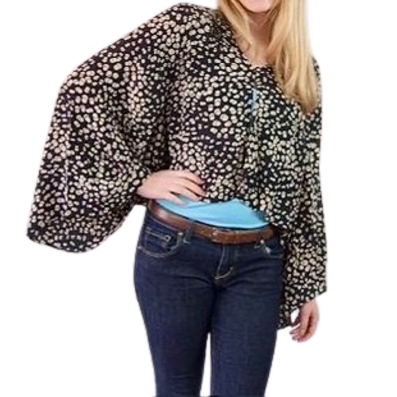 WINTER KATE 100% Vintage‎ Silk Short Dots Jacket - Picture 6 of 13